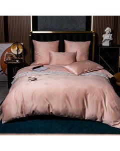 Комплект постельного белья Сатин Жаккард GC001 наволочки 50х70 2 шт 2 спальный Ситрейд