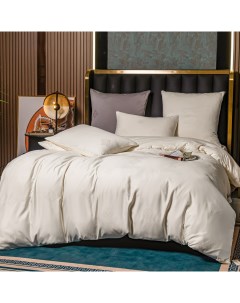 Комплект постельного белья Сатин Жаккард GC003 наволочки 70 70 2 шт 2 спальный Ситрейд