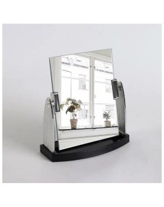 Зеркало настольное зеркальная поверхность 11 5x14 5 см цвет серебристый Queen fair