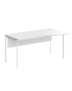 Офисный стол Имаго С CA 1SDR Белый Белый полуматовый металл Skyland
