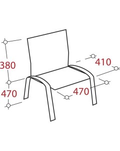 Стул UP_EChair Rio ИЗО хром к з красный Z29 Easy chair