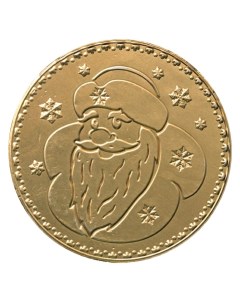 Шоколадная медаль Золотой Дед Мороз 25 г Шоколадный дом