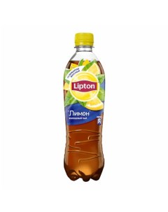 Холодный чай черный Лимон 0 6 л Lipton