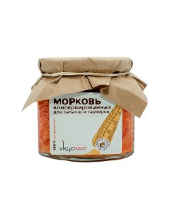 Морковь для салатов и гарниров консервированная 400 г Vkycmart