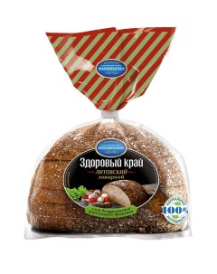 Хлеб серый Литовский 300 г Здоровый край