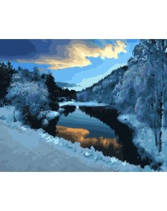 Картина по номерам Красота зимней природы ZX21288 Вангогвомне