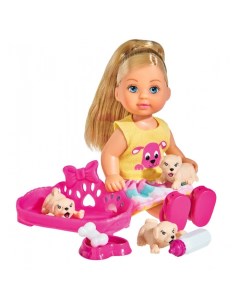 Кукла Еви с собачками 12 см 5733041029 Simba