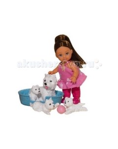 Кукла Еви с домашними животными Simba