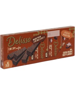 Вафля Delisso шоколадная с шоколадным кремом 5x40 г Toren