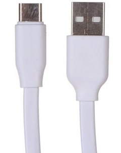 Кабель интерфейсный УТ000023599 плоский USB USB Type C 2A белый Red line