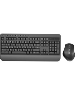 Клавиатура и мышь S290W 351701 черные USB Oklick