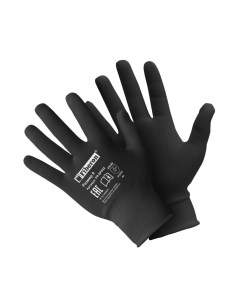 Перчатки полиэстеровые черные размер 9 L Fiberon