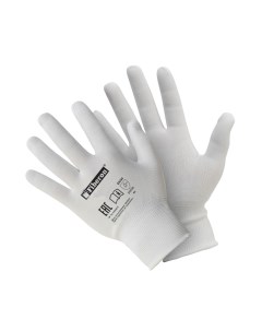Перчатки полиэстеровые белые размер 10 XL Fiberon