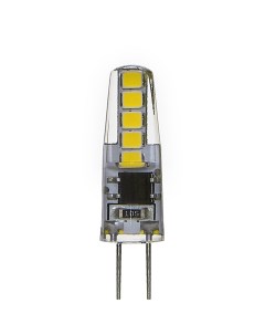 Лампа светодиодная G4 220 В 3 Вт капсула прозрачная 270 лм холодный белый свет Elektrostandard