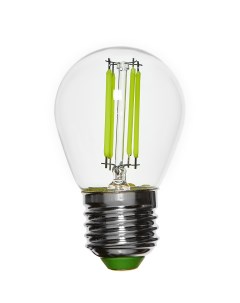 Лампа светодиодная E27 240 В 5 Вт шар 240 лм цвет зеленый Navigator