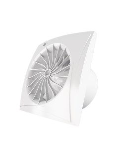 Вытяжной вентилятор МОдерн D100 мм 25 дБ 97 м3 ч обратный клапан цвет белый Leptonika