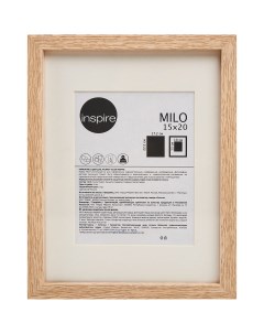 Рамка Milo 15x20 см цвет дуб Inspire