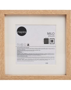 Рамка Milo 20x20 см цвет дуб Inspire