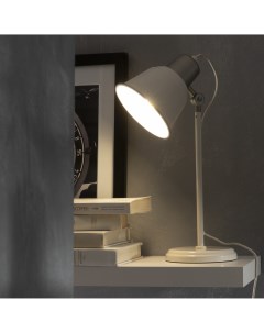 Настольная лампа Milky E27x1 металл цвет кремовый Inspire
