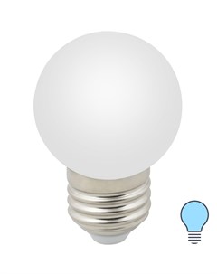 Лампа светодиодная E27 220 В 1 Вт шар матовый 80 лм белый свет Volpe
