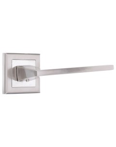 Ручка дверная на розетке A 201 алюминий гальваническое покрытие цвет матовый никель Фабрика замков