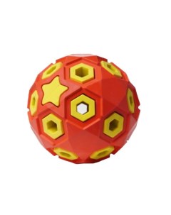 Silver series игрушка для собак мяч звездное небо 8 см Красный Homepet