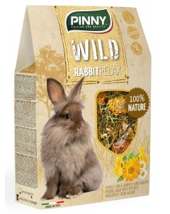 Wild Menu полнорационный корм для карликовых кроликов Одуванчик бархатцы и ромашка 600 г Pinny