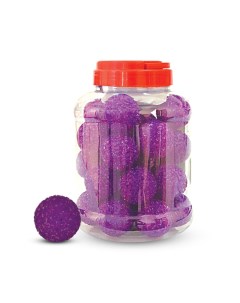 Игрушка Мяч зернистый для кошек 4 1 см Фиолетовый Триол