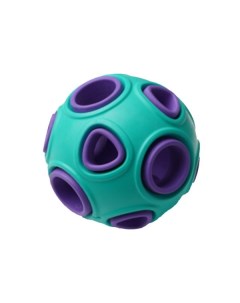Silver series игрушка для собак мяч двухцветный 7 5 см Бирюзовый Homepet