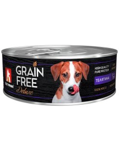 Grain Free консервы для собак Телятина 100 г Зоогурман