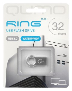 USB Flash накопитель 32GB Ring QM32GUD3 Ring USB 3 0 Qumo