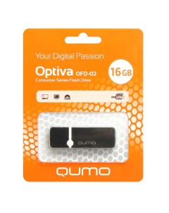 USB Flash накопитель 16Gb Optiva 02 Black QM16GUD OP2 black Qumo