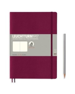 Записная книжка Leuchtturm Composition В5 нелинованная винная 123 страниц мягкая обложка Leuchtturm1917
