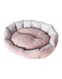 Лежак для собак и кошек JetSet розово серый 75х65см Италия Anteprima