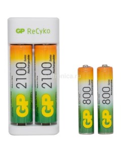 Зарядное устройство для аккумуляторов 2xNi MH 2xAA 2100mAh 2xAAA 800mAh белый E211210 80 2CRB4 WARFA Gp