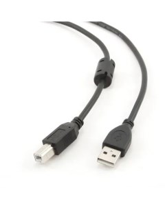 Кабель USB 2 0 Am USB 2 0 Bm ферритовый фильтр 1 8 м черный FL CPro U2 AM BM F1 1 8M Fillum