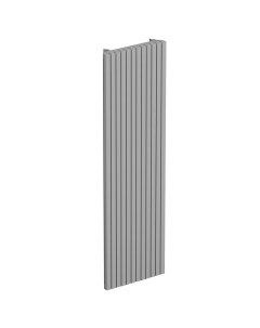 Радиатор стальной Tetra Wall 50 мм 1 секция 1 2 нижнее подключение 1800х410 мм серый Jaga