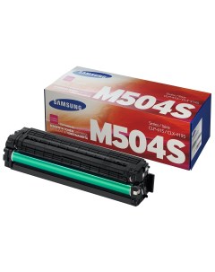 Картридж для лазерного принтера CLT M504S пурпурный оригинал Samsung