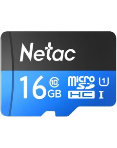 Карта памяти Micro SDHC 16Гб NT02P500STN 016G S Netac