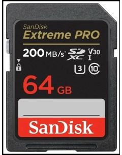 Карта памяти SDXC 64Гб Extreme SDXC SDSDXV2 064G GNCIN Sandisk