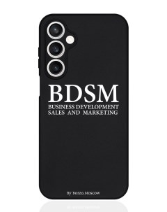 Чехол для смартфона Samsung S23Fe черный силиконовый BDSM business developme Borzo.moscow
