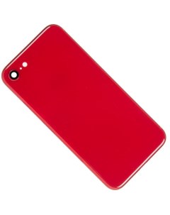 Корпус в сборе для iPhone 8 крышка с рамкой красный Rocknparts