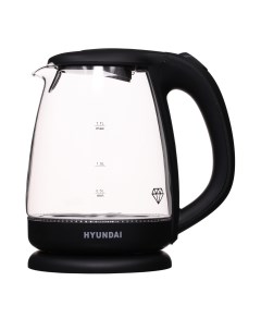 Чайник электрический HYK G1001 1 7 л черный прозрачный Hyundai