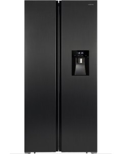 Холодильник RFQ 490DX черный Hiberg