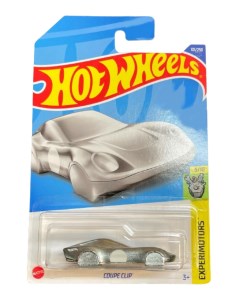Машинка брелок коллекционная COUPE CLIP серебристый белый HCT38 Hot wheels