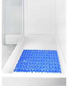 Коврик в ванну противоскользящий Deluxe синий De luxe