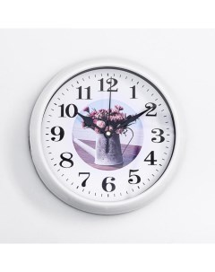 Часы настенные серия Классика Талли дискретный ход d 17 см 20 х 20 см Nobrand