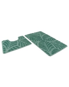 Набор ковриков д ванной Актив icarpet 50x80 50x40 зеленый 01 Shahintex