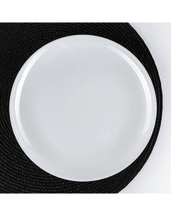 Тарелка обеденная Olivia Pro d 23 см с утолщённым краем цвет белый Wilmax