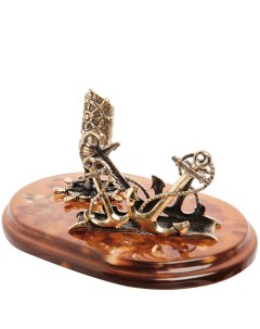 Фигурка Визитница моряка янтарь Подарки от михалыча